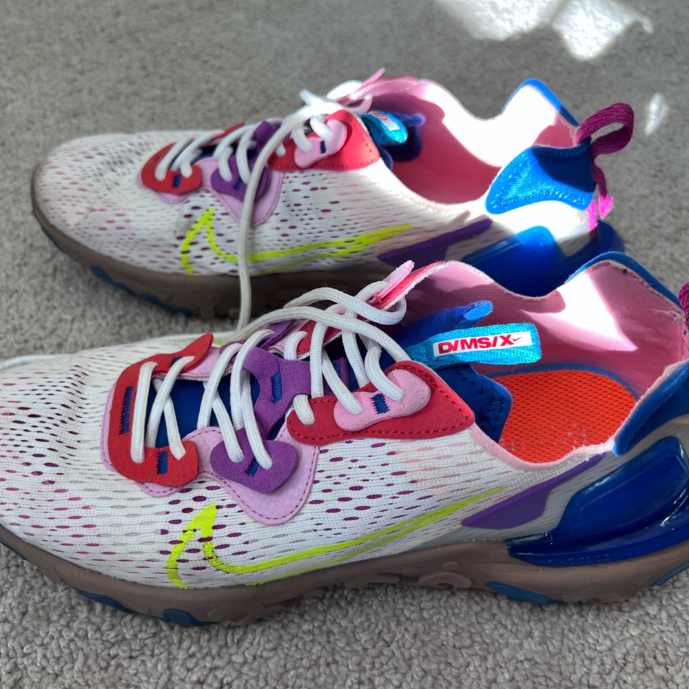 Nike colorful react element size 12